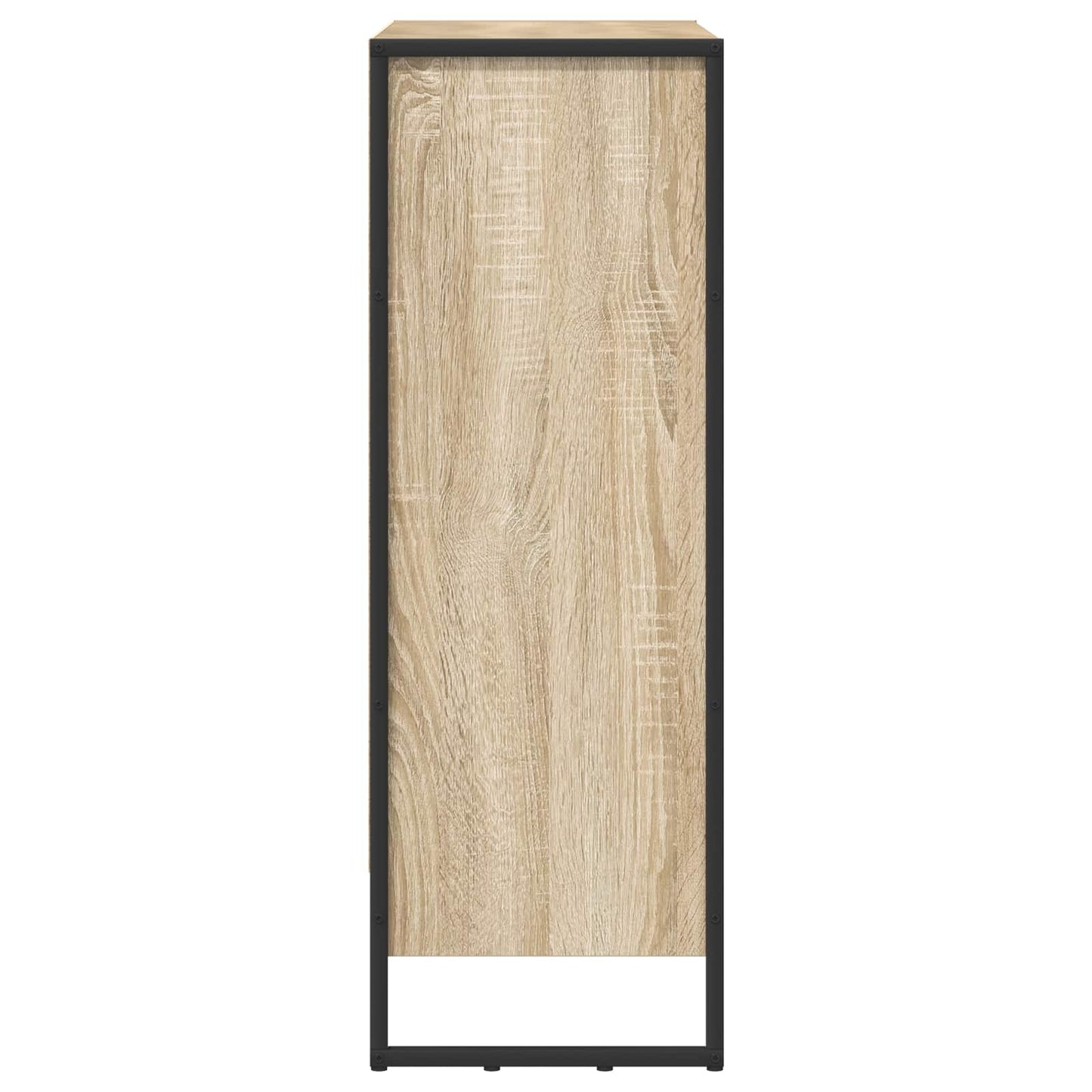 vidaXL Book Cabinet Sonoma 80 x 30 x 86.5 cm Engineered Wood