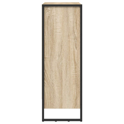 vidaXL Book Cabinet Sonoma 80 x 30 x 86.5 cm Engineered Wood