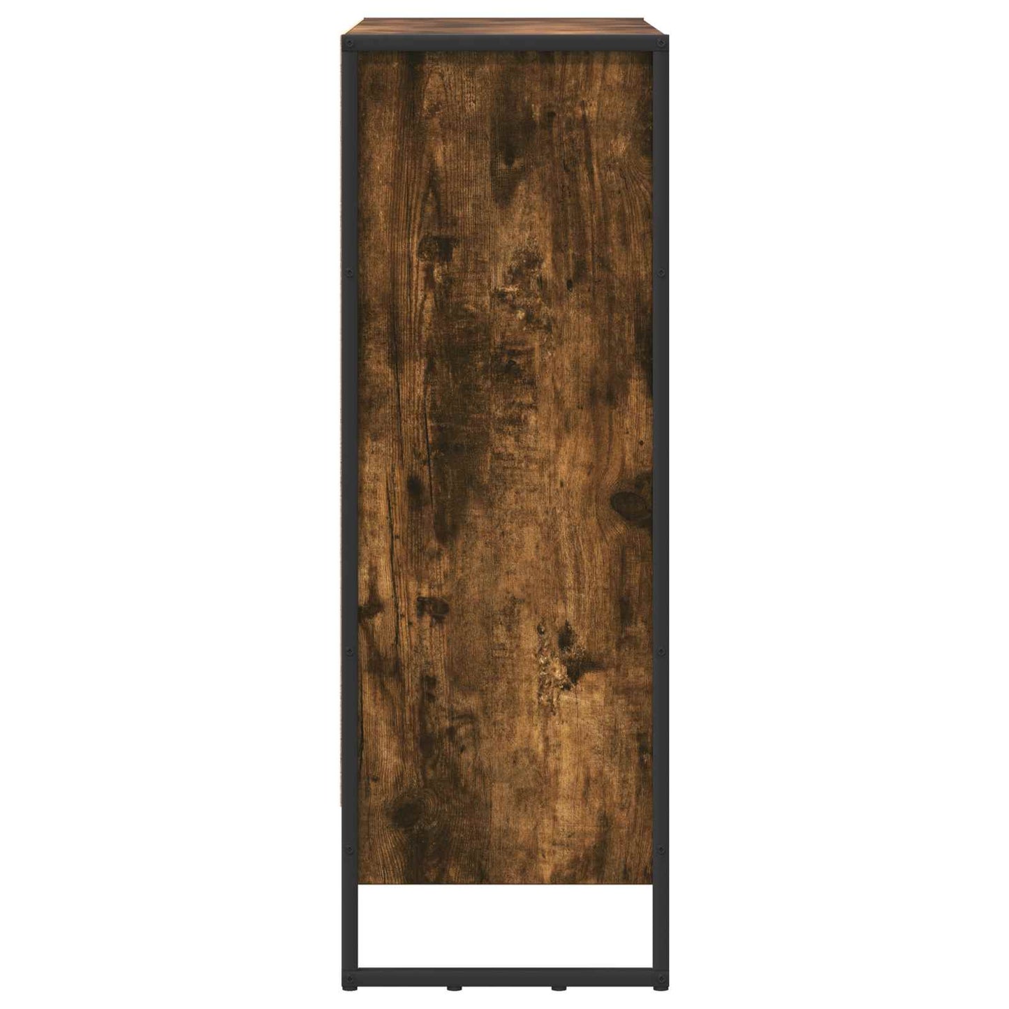 vidaXL Book Cabinet Smoke Oak 80 x 30 x 86.5 cm Engineered Wood