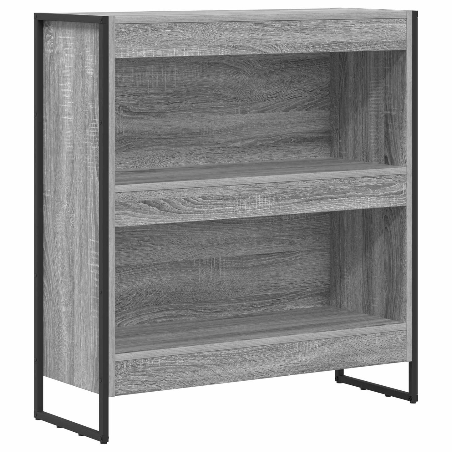 vidaXL Book Cabinet 80 x 30 x 86.5 cm Engineered Wood Grey Sonoma
