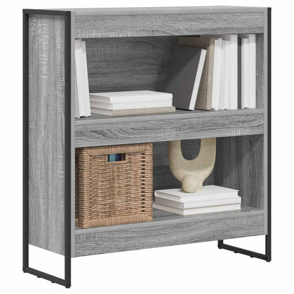 vidaXL Book Cabinet 80 x 30 x 86.5 cm Engineered Wood Grey Sonoma