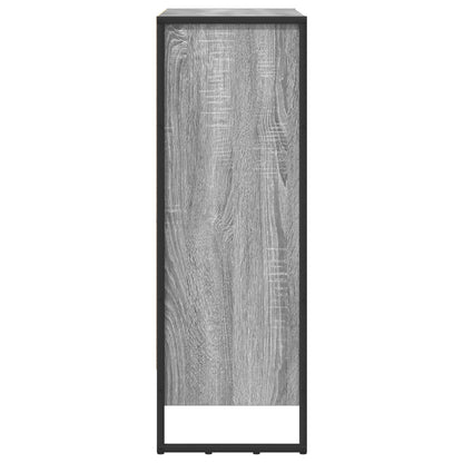 vidaXL Book Cabinet 80 x 30 x 86.5 cm Engineered Wood Grey Sonoma
