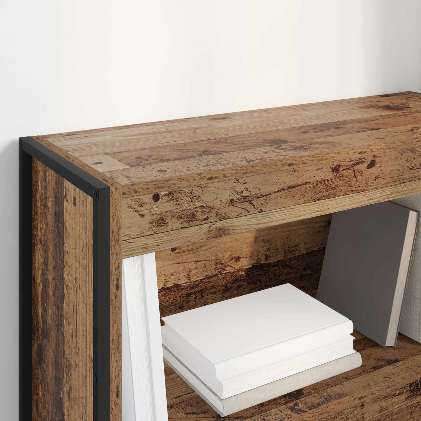 vidaXL Book Cabinet Old Wood 80 x 30 x 86.5 cm Engineered Wood