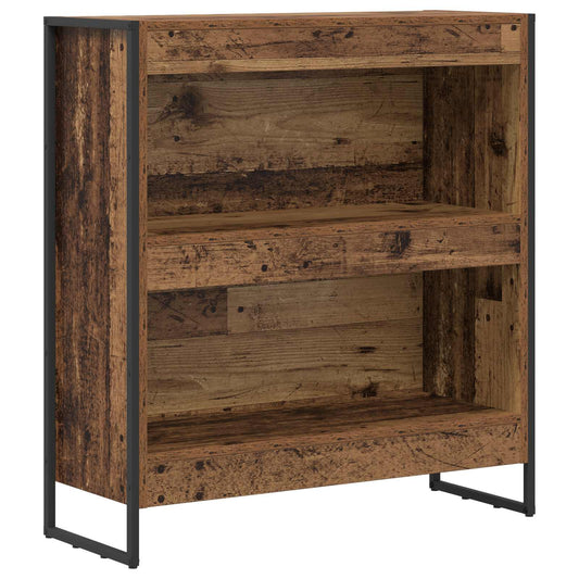 vidaXL Book Cabinet 80 x 30 x 86.5 cm Engineered Wood Old Wood