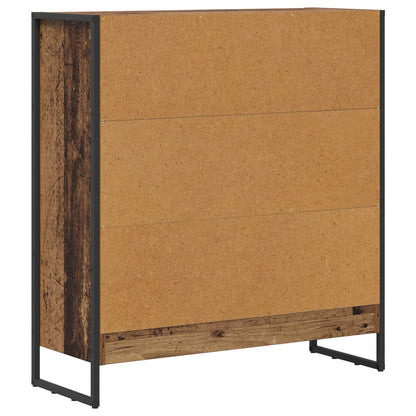 vidaXL Book Cabinet Old Wood 80 x 30 x 86.5 cm Engineered Wood