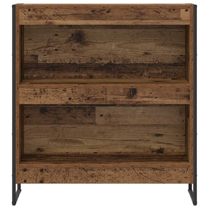 vidaXL Book Cabinet Old Wood 80 x 30 x 86.5 cm Engineered Wood