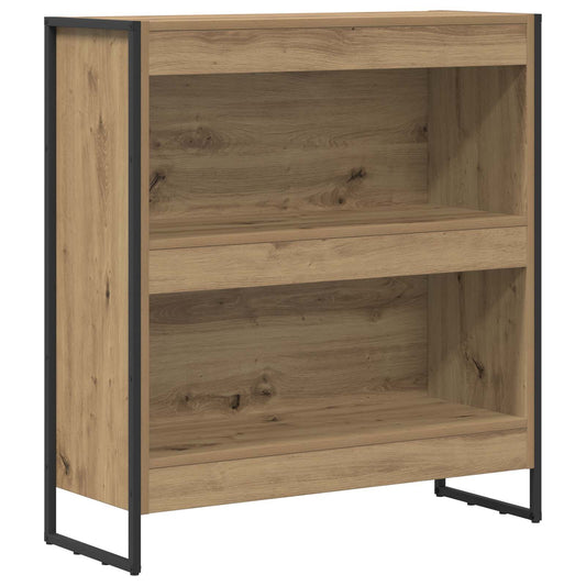 vidaXL Book Cabinet 80 x 30 x 86.5 cm Engineered Wood Artisian Oak