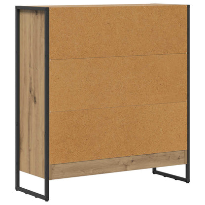 vidaXL Book Cabinet 80 x 30 x 86.5 cm Engineered Wood Artisian Oak