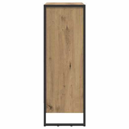 vidaXL Book Cabinet 80 x 30 x 86.5 cm Engineered Wood Artisian Oak
