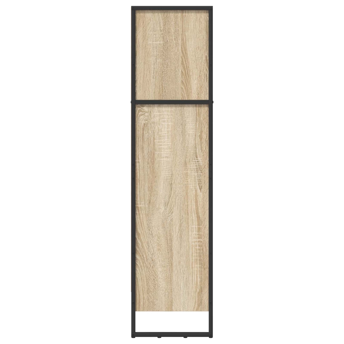 vidaXL Book Cabinet Sonoma 80 x 30 x 121 cm Engineered Wood