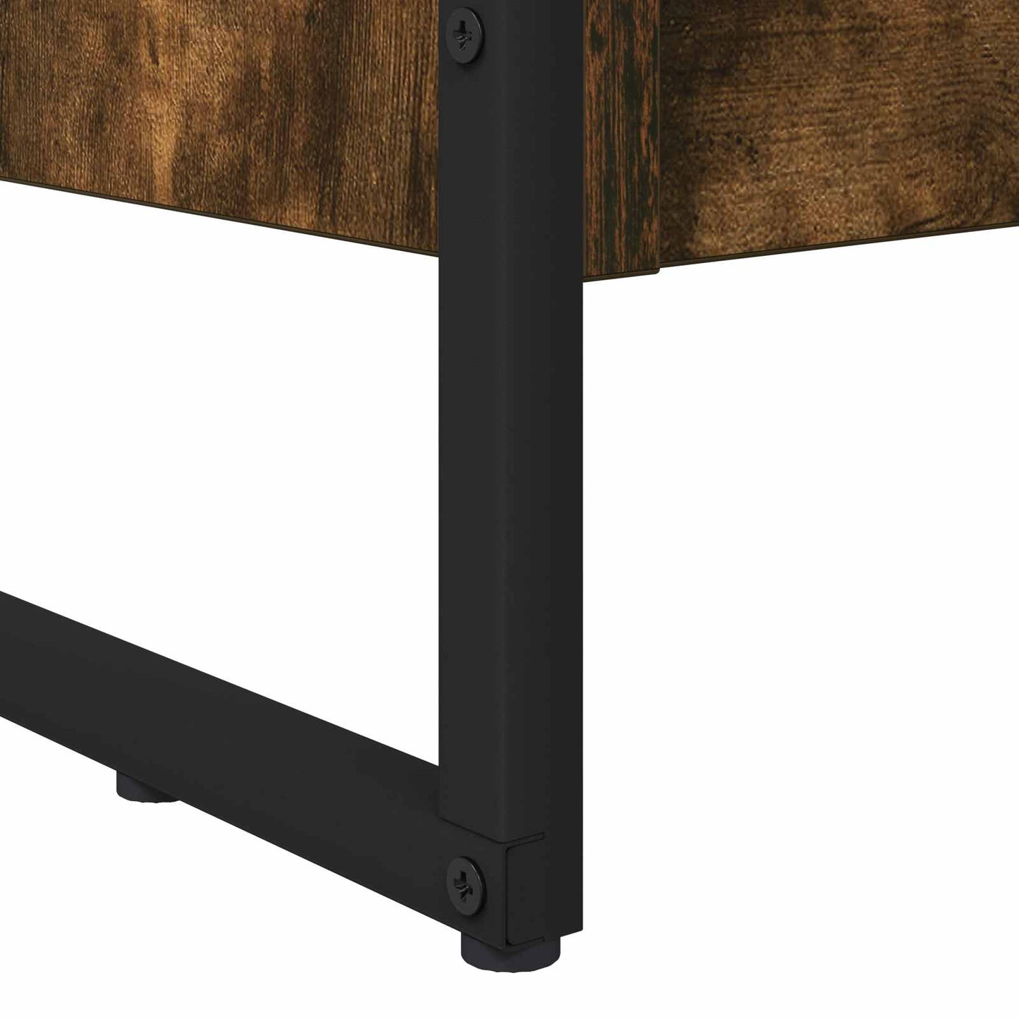 vidaXL Book Cabinet Smoke Oak 80 x 30 x 121 cm Engineered Wood