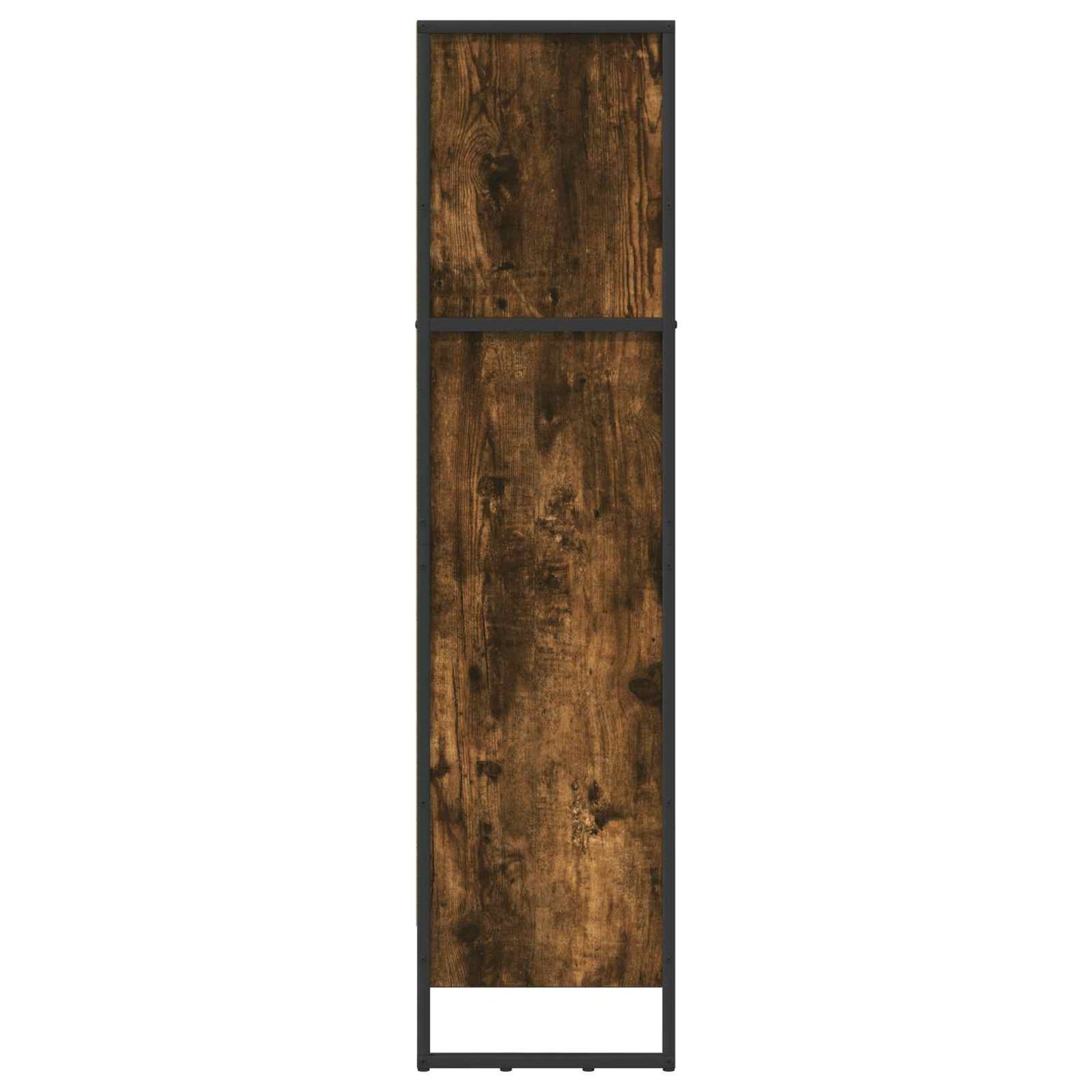 vidaXL Book Cabinet Smoke Oak 80 x 30 x 121 cm Engineered Wood