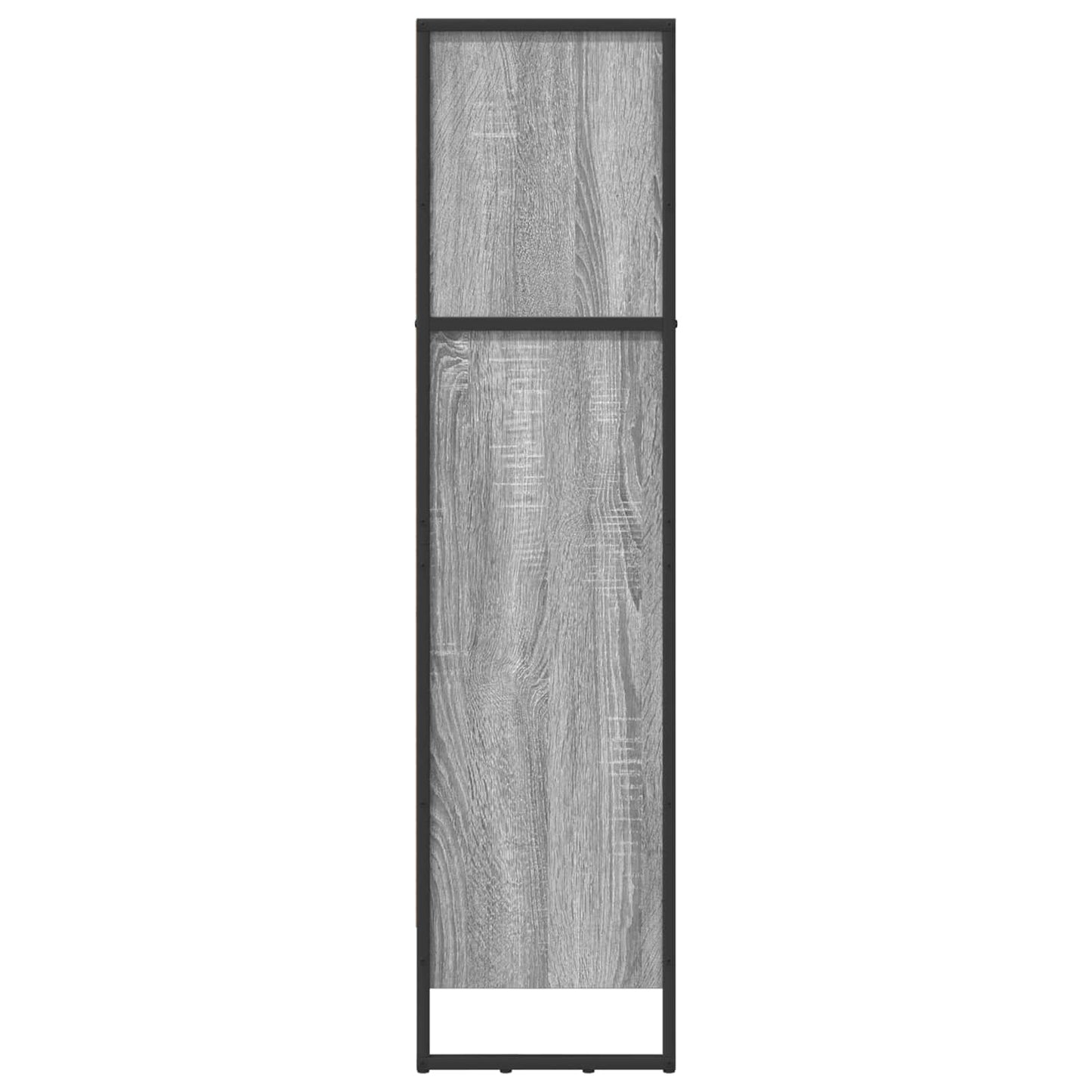 vidaXL Book Cabinet 80 x 30 x 121 cm Engineered Wood Grey Sonoma