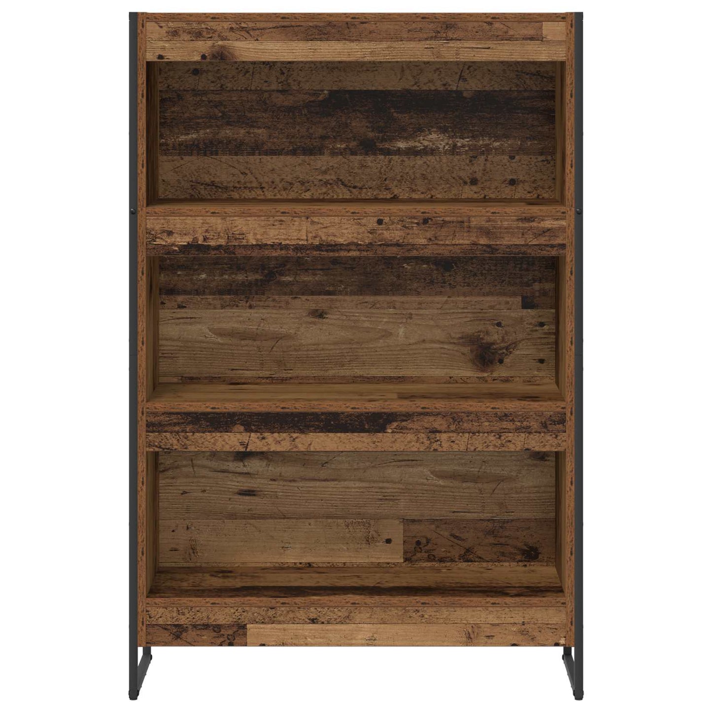 vidaXL Book Cabinet Old Wood 80 x 30 x 121 cm Engineered Wood
