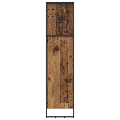 vidaXL Book Cabinet Old Wood 80 x 30 x 121 cm Engineered Wood