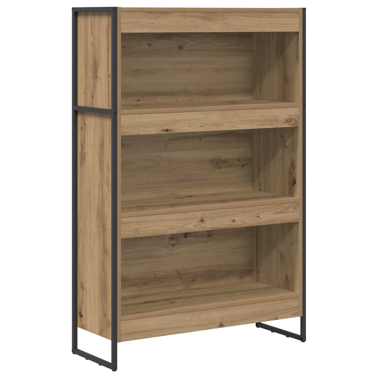 vidaXL Book Cabinet 80 x 30 x 121 cm Engineered Wood Artisian Oak