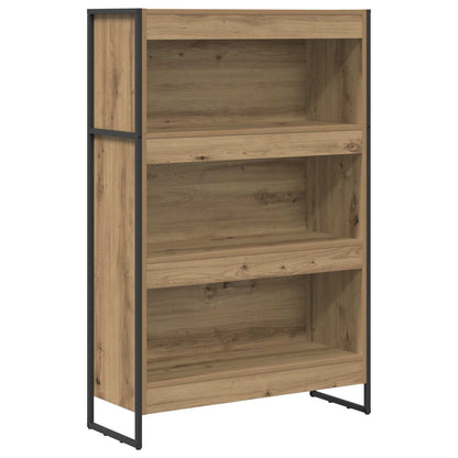 vidaXL Book Cabinet 80 x 30 x 121 cm Engineered Wood Artisian Oak