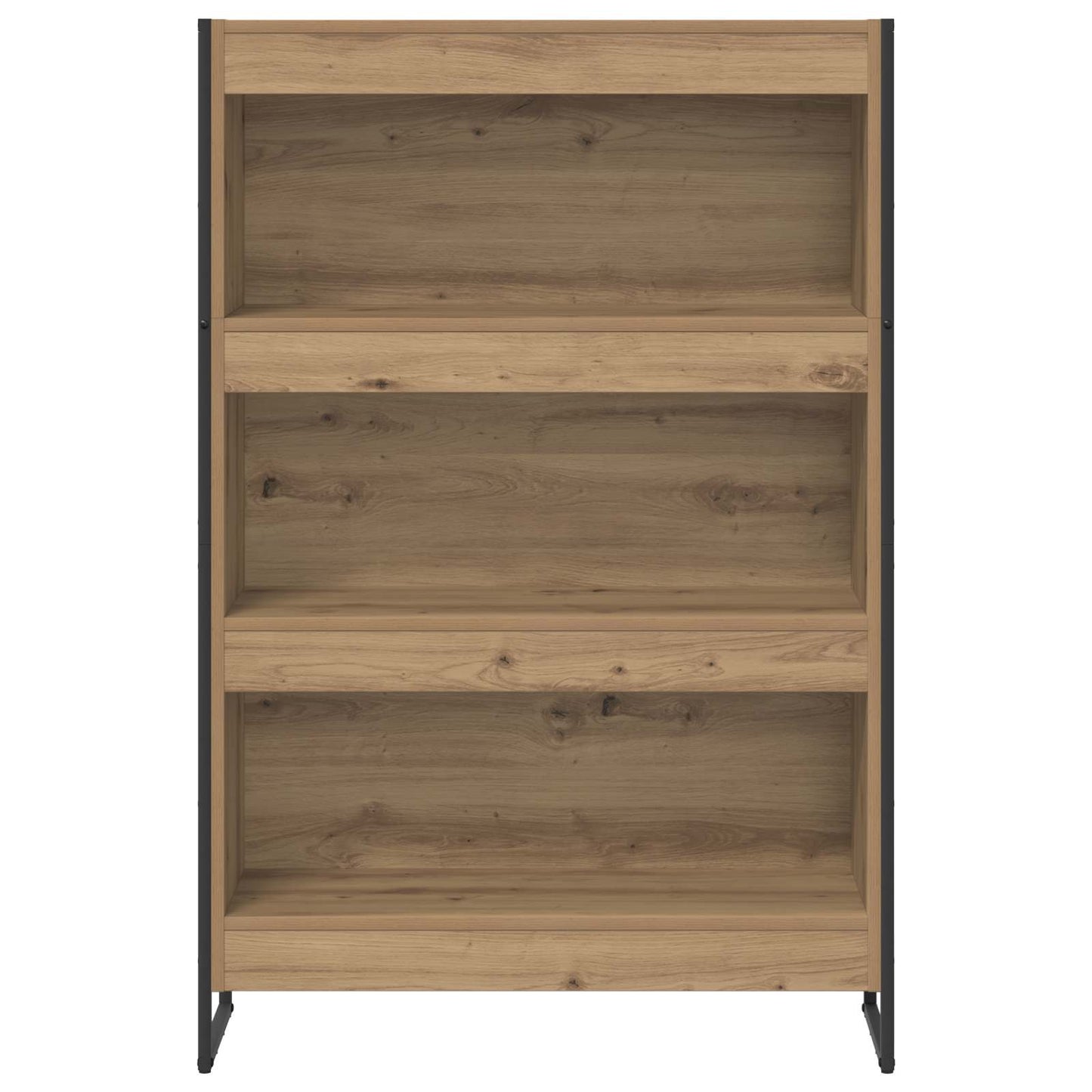 vidaXL Book Cabinet 80 x 30 x 121 cm Engineered Wood Artisian Oak