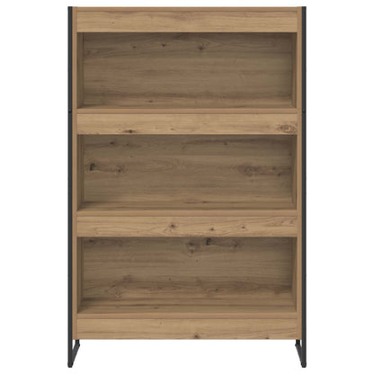 vidaXL Book Cabinet 80 x 30 x 121 cm Engineered Wood Artisian Oak
