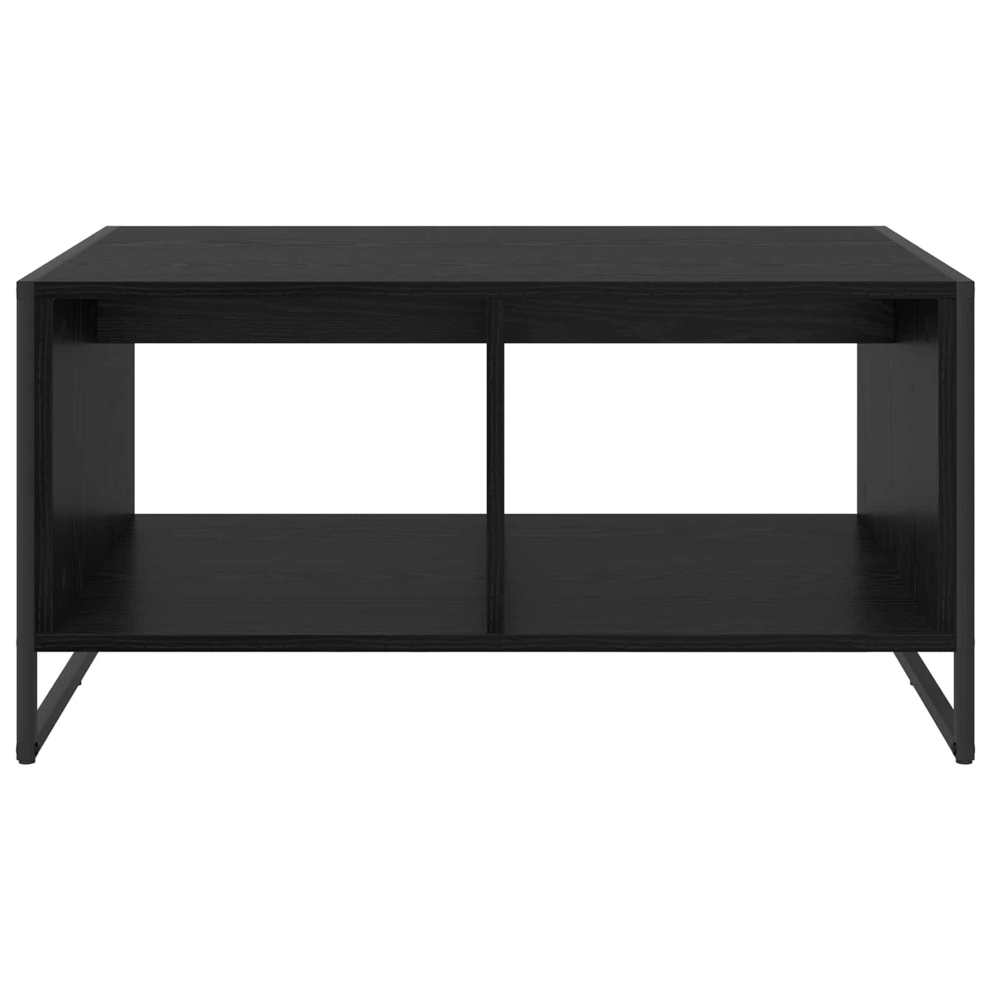 vidaXL Coffee Table Black Oak 80 x 50 x 40 cm Engineered Wood