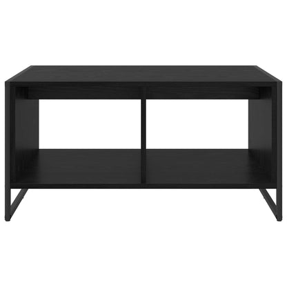 vidaXL Coffee Table Black Oak 80 x 50 x 40 cm Engineered Wood