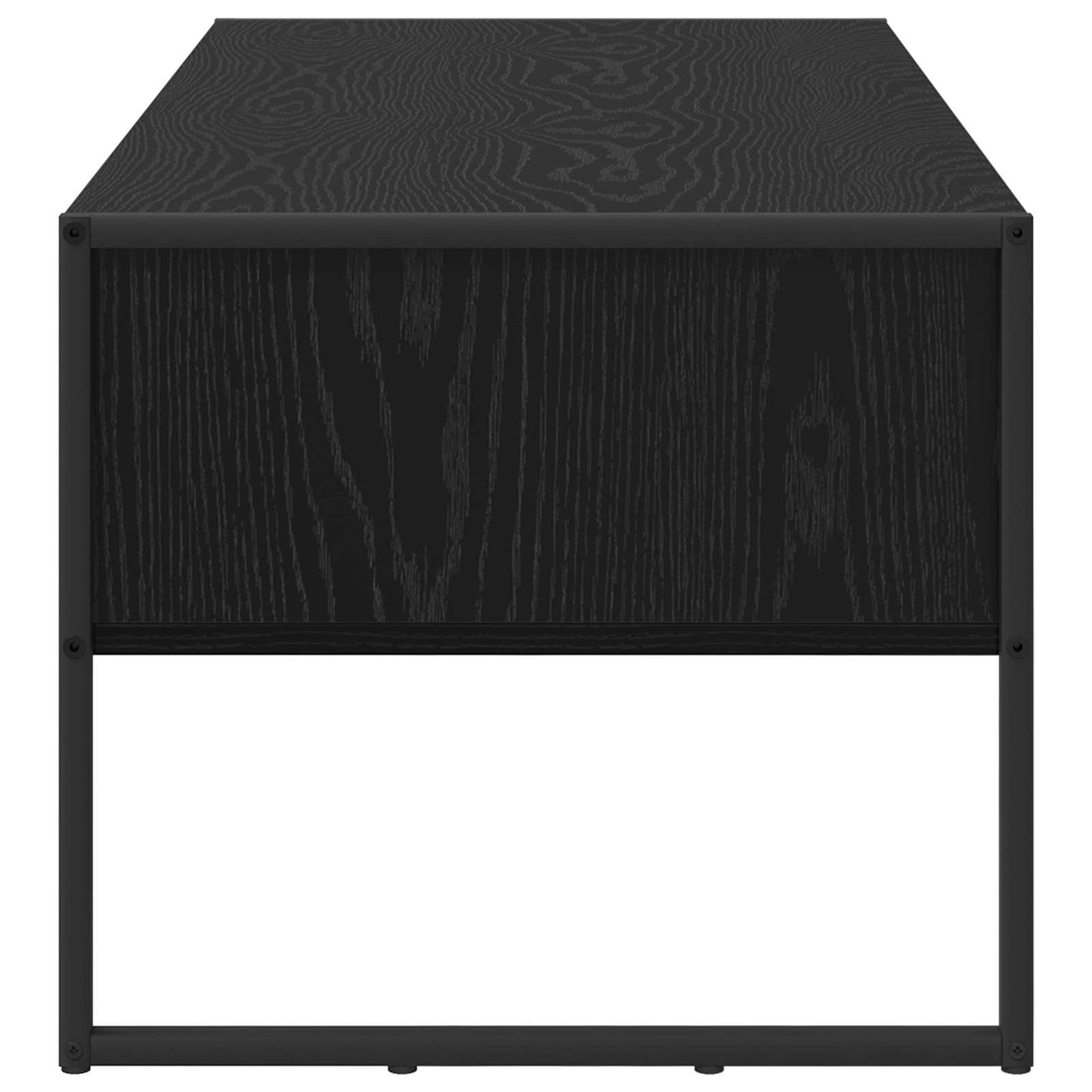 vidaXL Coffee Table Black Oak 100 x 46 x 40 cm Engineered Wood