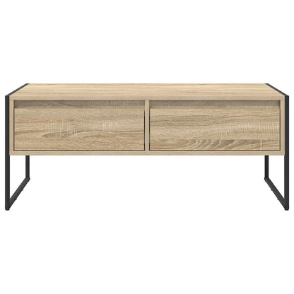 vidaXL Coffee Table Sonoma 100 x 46 x 40 cm Engineered Wood