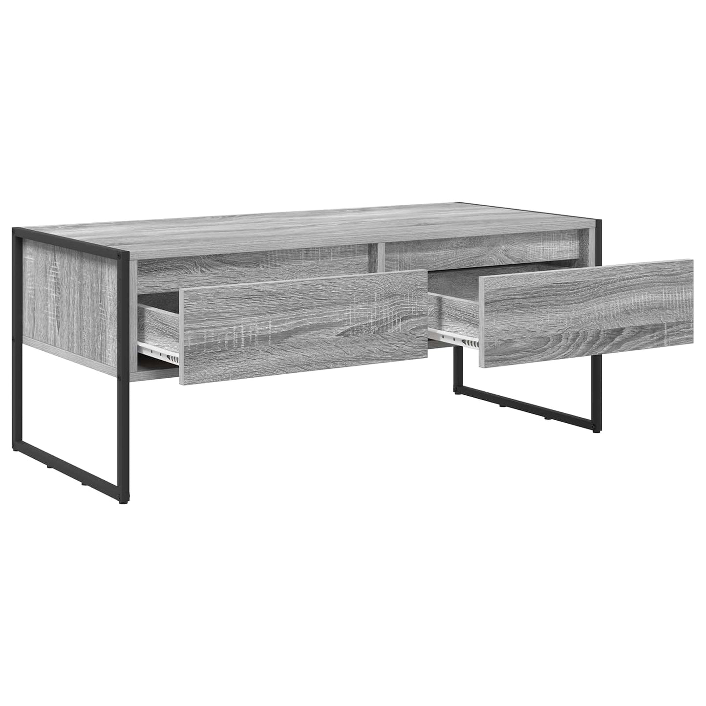 vidaXL Coffee Table Grey Sonoma 100 x 46 x 40 cm Engineered Wood