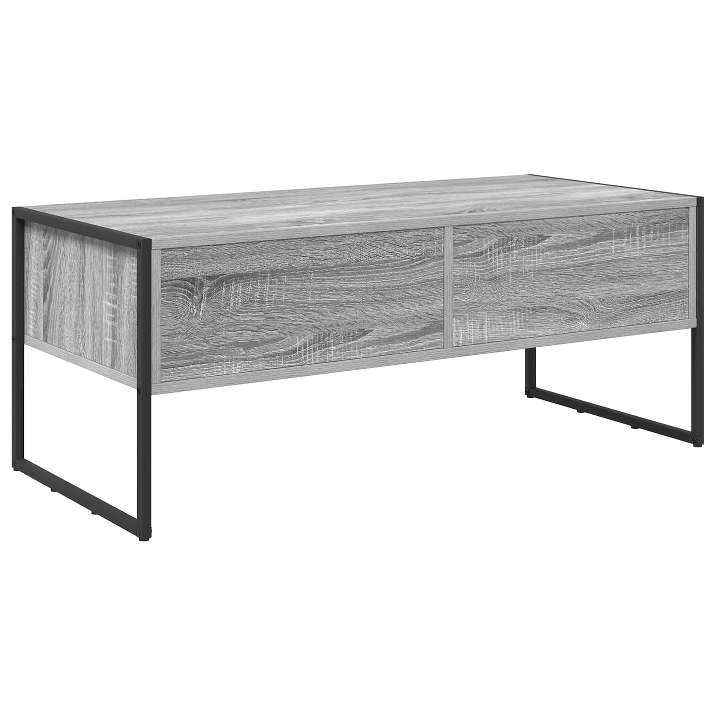 vidaXL Coffee Table Grey Sonoma 100 x 46 x 40 cm Engineered Wood