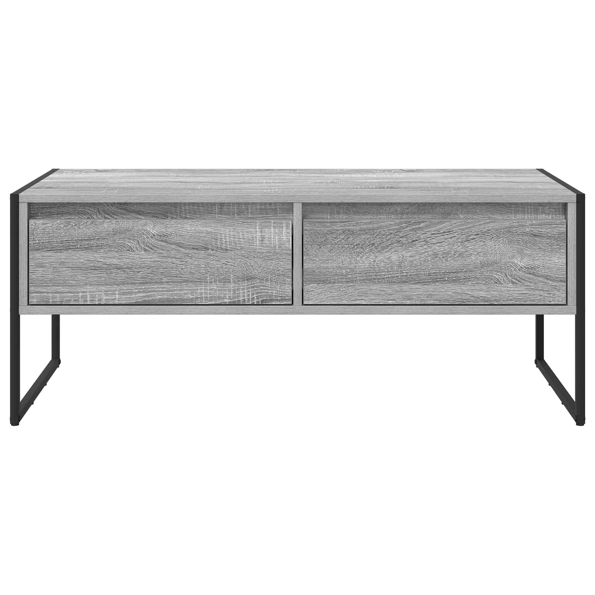 vidaXL Coffee Table Grey Sonoma 100 x 46 x 40 cm Engineered Wood