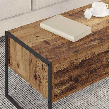 vidaXL Coffee Table Old Wood 100 x 46 x 40 cm Engineered Wood