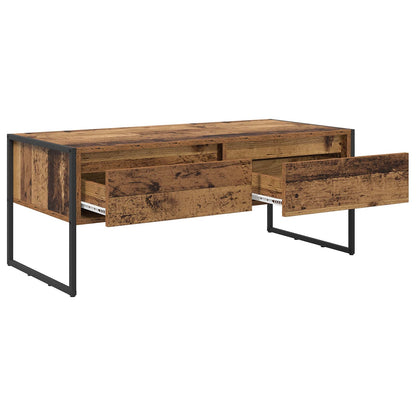 vidaXL Coffee Table Old Wood 100 x 46 x 40 cm Engineered Wood