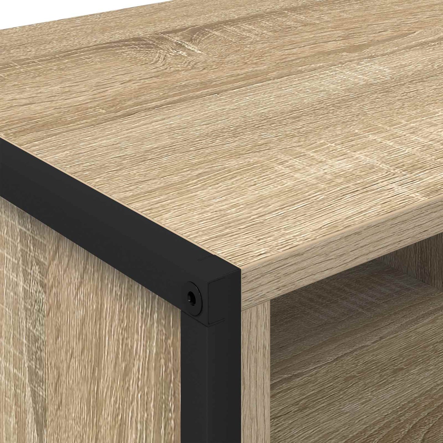 vidaXL Shoe Cabinet Sonoma 60 x 35 x 44 cm Engineered Wood