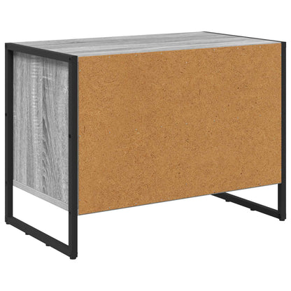 vidaXL Shoe Cabinet 60 x 35 x 44 cm Engineered Wood Grey Sonoma