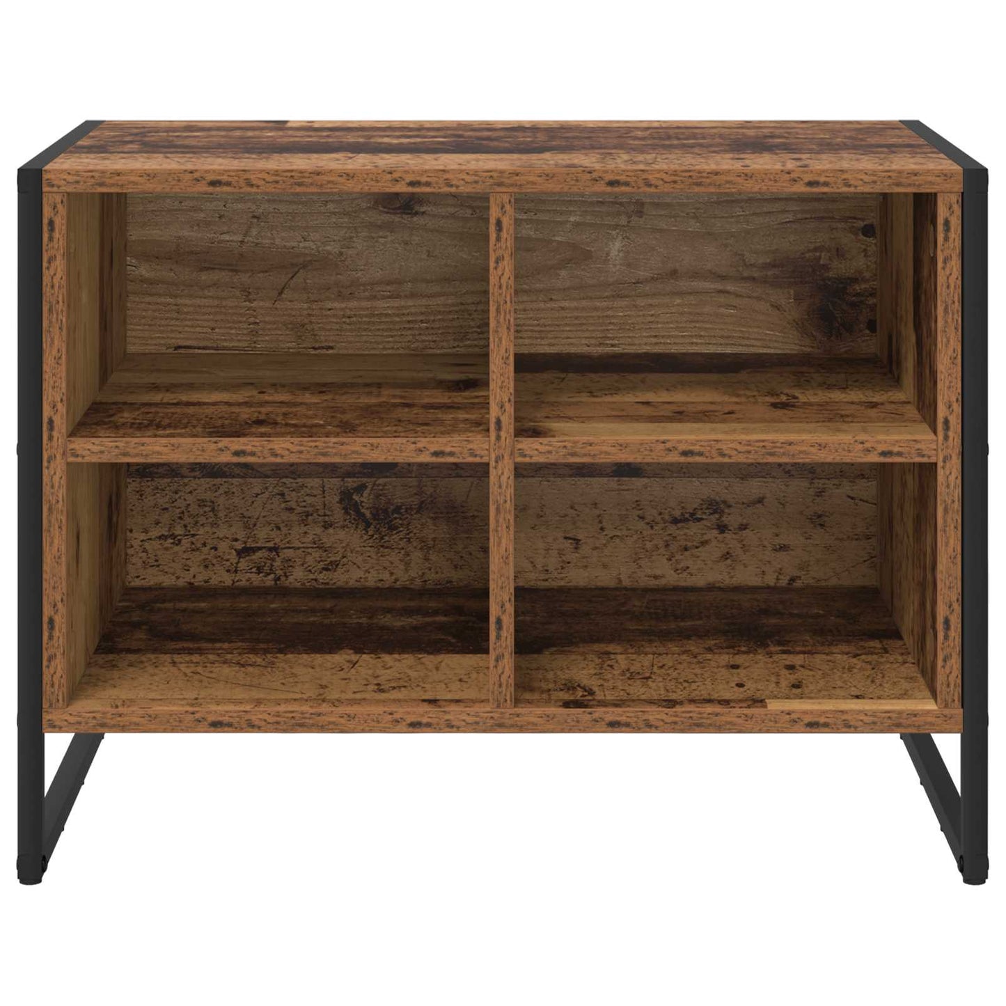 vidaXL Shoe Cabinet Old Wood 60 x 35 x 44 cm Engineered Wood