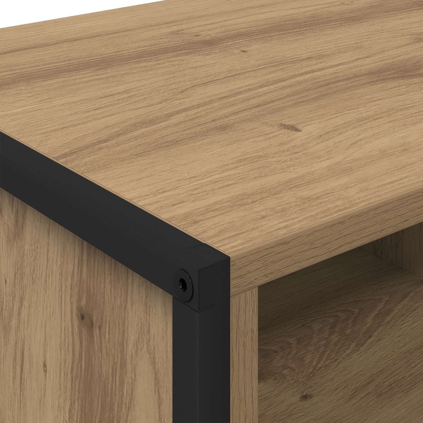 vidaXL Shoe Cabinet Artisian Oak 60 x 35 x 44 cm Engineered Wood