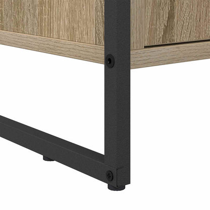 vidaXL Shoe Cabinet with Door Sonoma 79 x 36 x 100 cm Engineered Wood