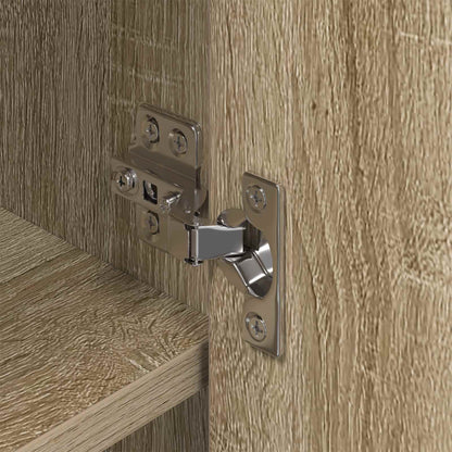 vidaXL Shoe Cabinet with Door Sonoma 79 x 36 x 100 cm Engineered Wood