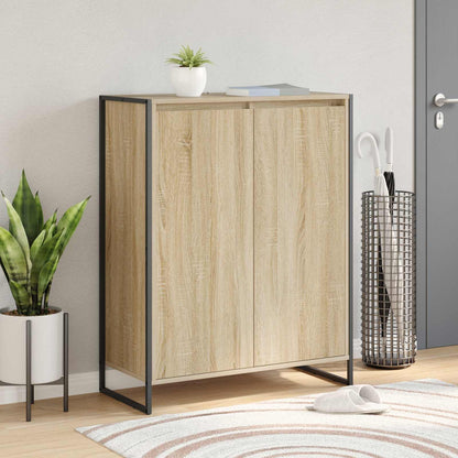 vidaXL Shoe Cabinet with Door Sonoma 79 x 36 x 100 cm Engineered Wood