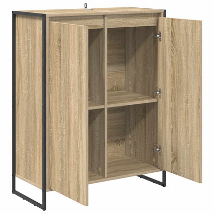 vidaXL Shoe Cabinet with Door Sonoma 79 x 36 x 100 cm Engineered Wood