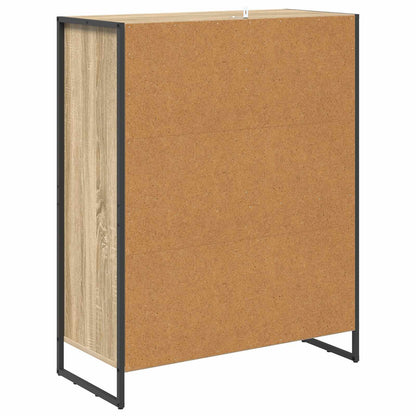 vidaXL Shoe Cabinet with Door Sonoma 79 x 36 x 100 cm Engineered Wood