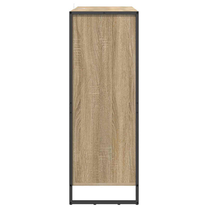 vidaXL Shoe Cabinet with Door Sonoma 79 x 36 x 100 cm Engineered Wood