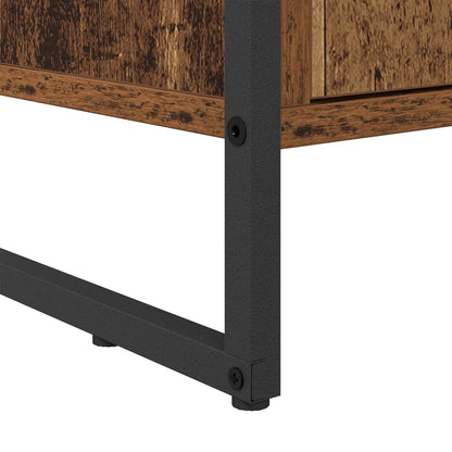 vidaXL Shoe Cabinet Old Wood 79 x 36 x 100 cm Engineered Wood