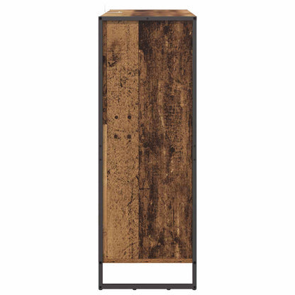 vidaXL Shoe Cabinet Old Wood 79 x 36 x 100 cm Engineered Wood