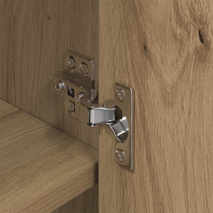 vidaXL Shoe Cabinet Artisian Oak 79 x 36 x 100 cm Engineered Wood