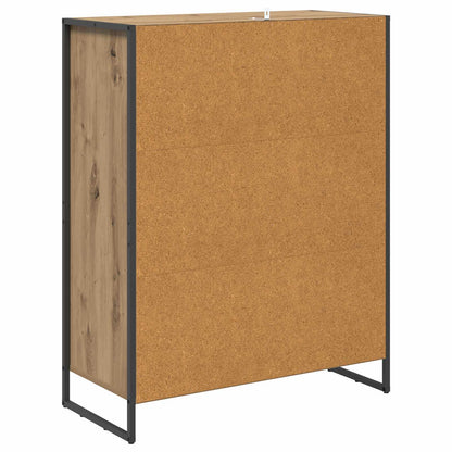vidaXL Shoe Cabinet Artisian Oak 79 x 36 x 100 cm Engineered Wood