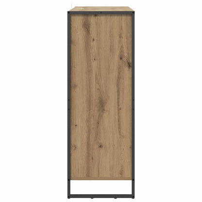 vidaXL Shoe Cabinet Artisian Oak 79 x 36 x 100 cm Engineered Wood
