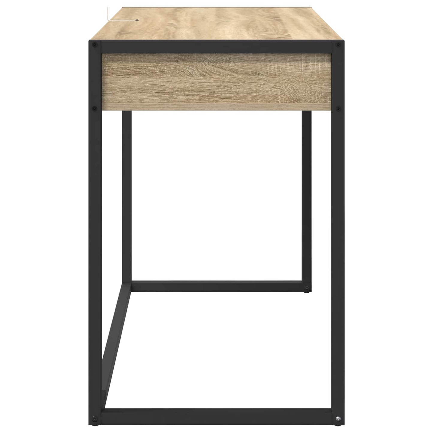 vidaXL Desk with Storage Sonoma 100 x 50 x 75 cm Engineered Wood