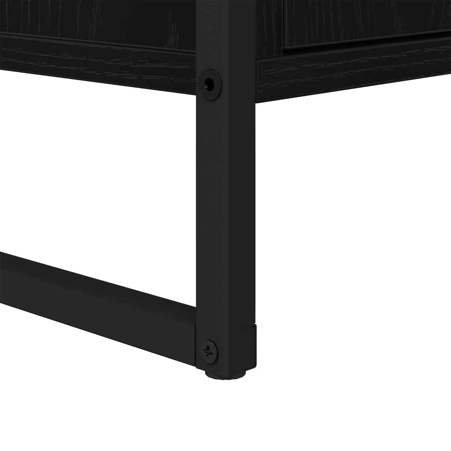 vidaXL Bathroom Cabinet Black Oak 90 x 30 x 60 cm Engineered Wood