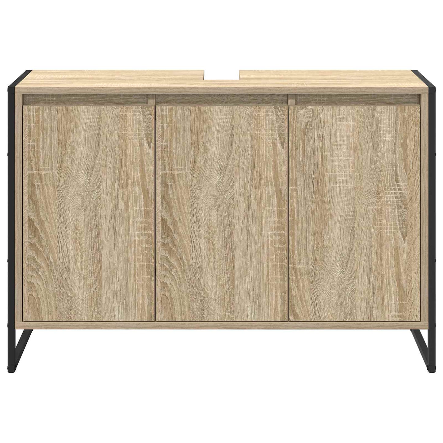 vidaXL Bathroom Cabinet Sonoma 90 x 30 x 60 cm Engineered Wood